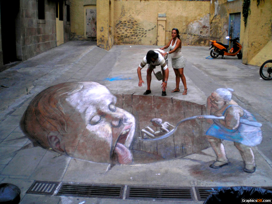 Eduardor Relero's Chalk Drawings